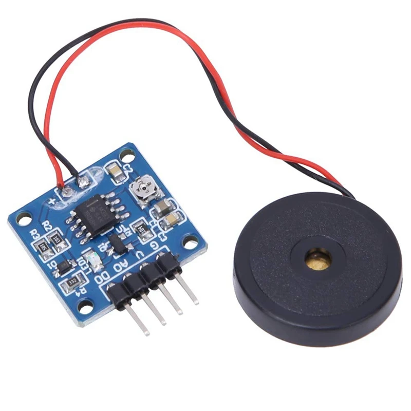 Promoção! Módulo sensor de batida de vibração piezoelétrica, 2 peças, módulo de interruptor de vibração, mini motores de vibração, mini motor vibratório