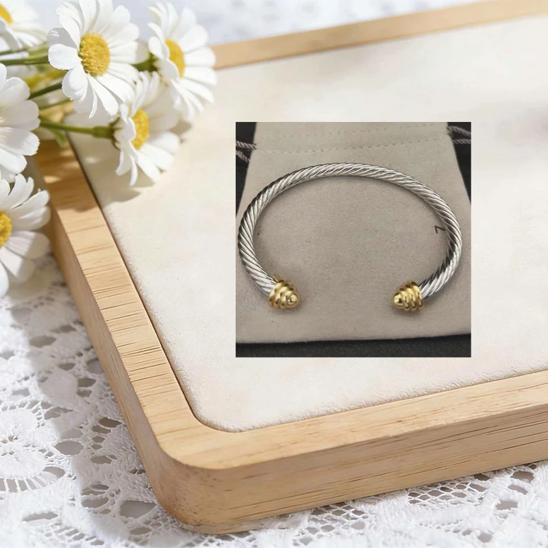 

Высококачественный классический металлический браслет с зелеными камнями 5 мм для повседневной носки, коллекция 2026 года