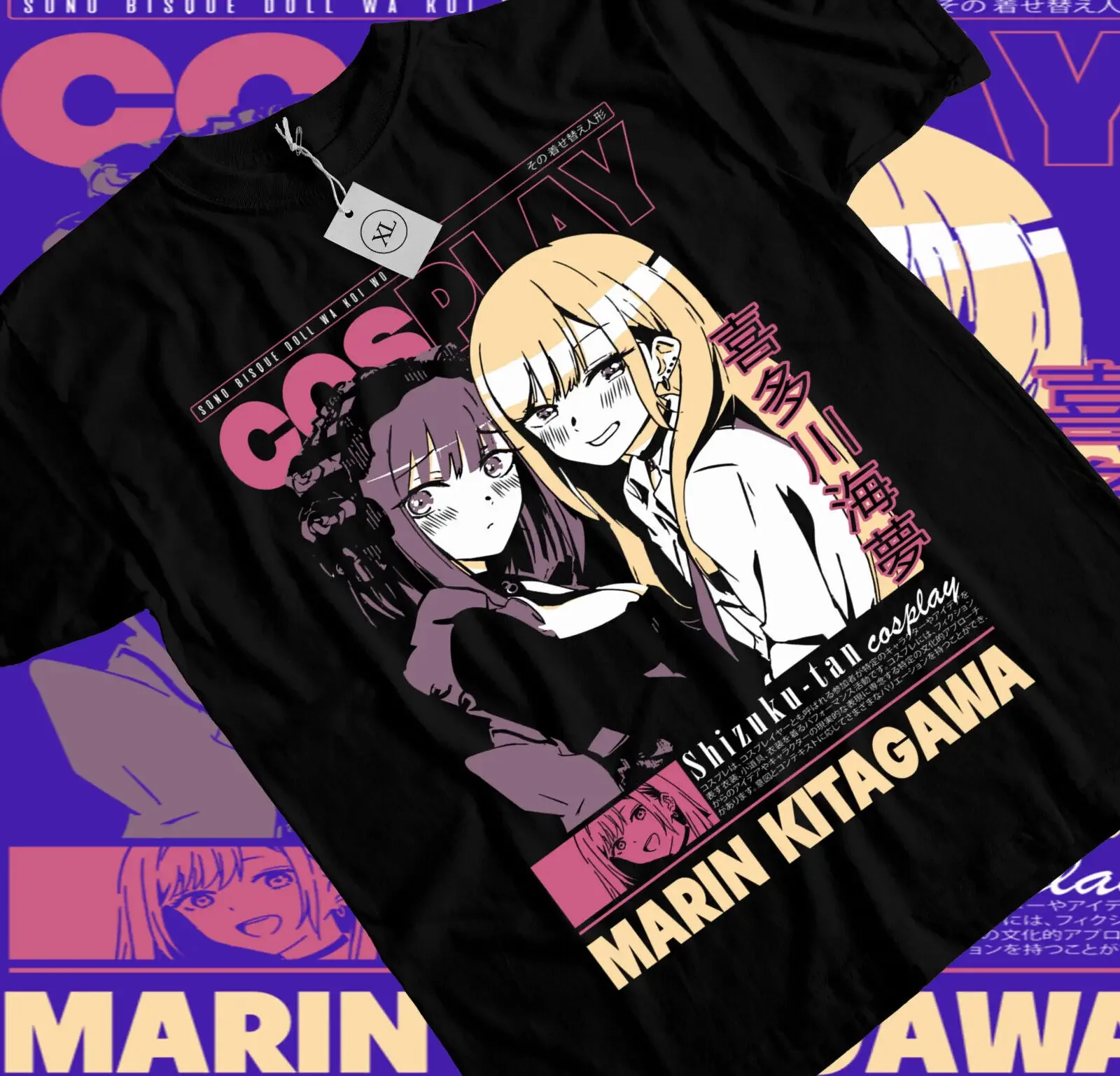 My Dress Up Darling T-shirt,Marin Kitagawa,Wakana Gojo,Anime Tshirt,All Size