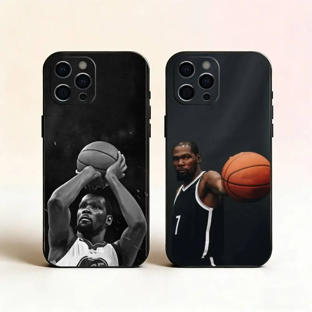 

Basketball K-Kevin D-Durant 7 Phone Case For iPhone 17,16,15,14,13,12,11 Plus,Pro Max,XS,Soft Silicone Black Cover
