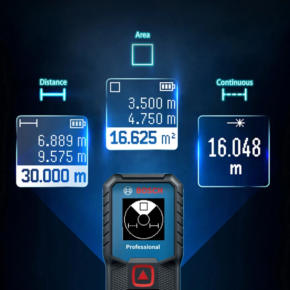 BOSCH New 30-meter Rangefinder GLM 30-23 Infrared Laser Measuring Distance 30M Electronic Ruler