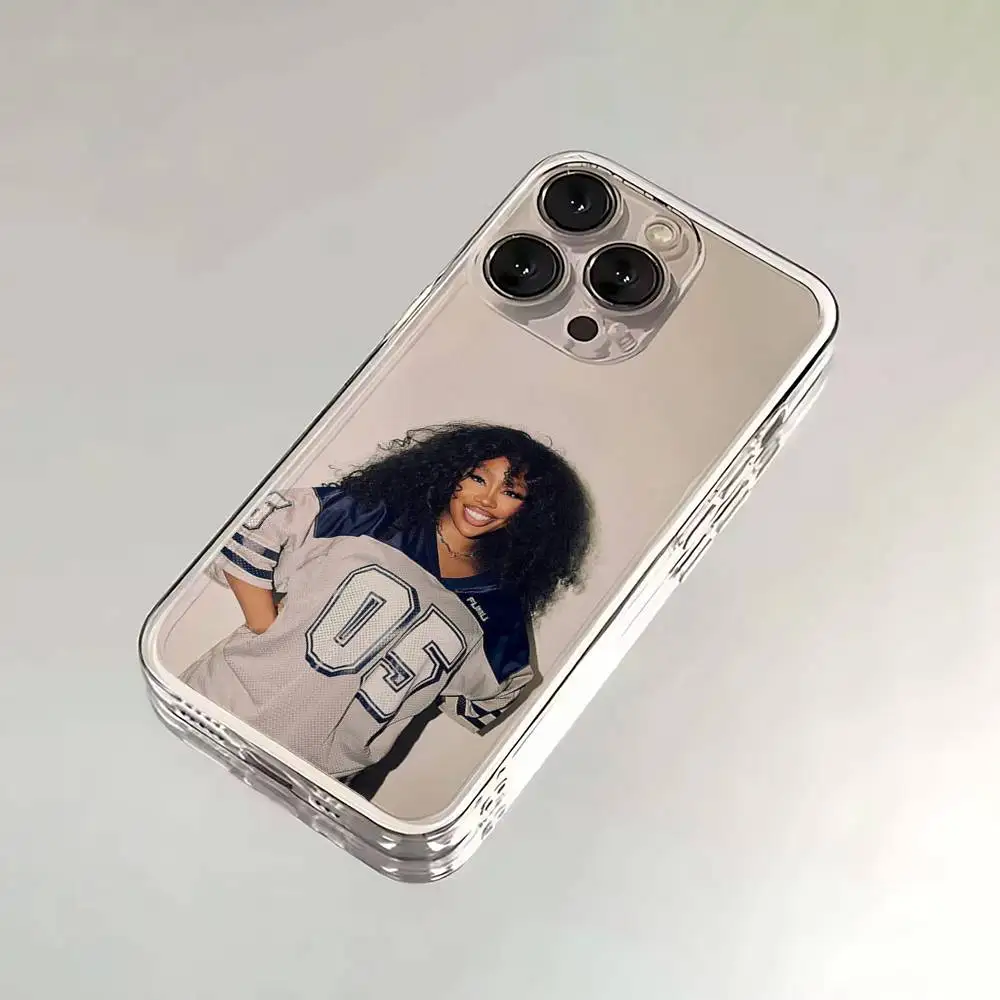 아이폰 16,15,14,13,12,11 플러스,프로,맥스,XR,XS,X,7,8 SE,미니용 싱어 S-SZA 라나 투명 실리콘 소프트 폰 케이스