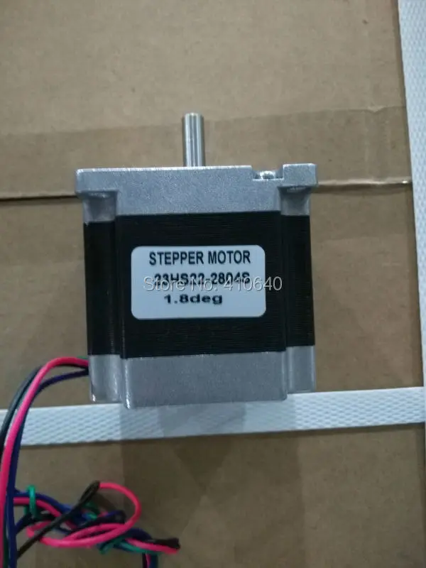 High torque Stepper Motor 23HS22-2804S  L 56 mm Nema 23 with 1.8 deg  2.8 A  126 N.cm and  bipolar 4 lead wires