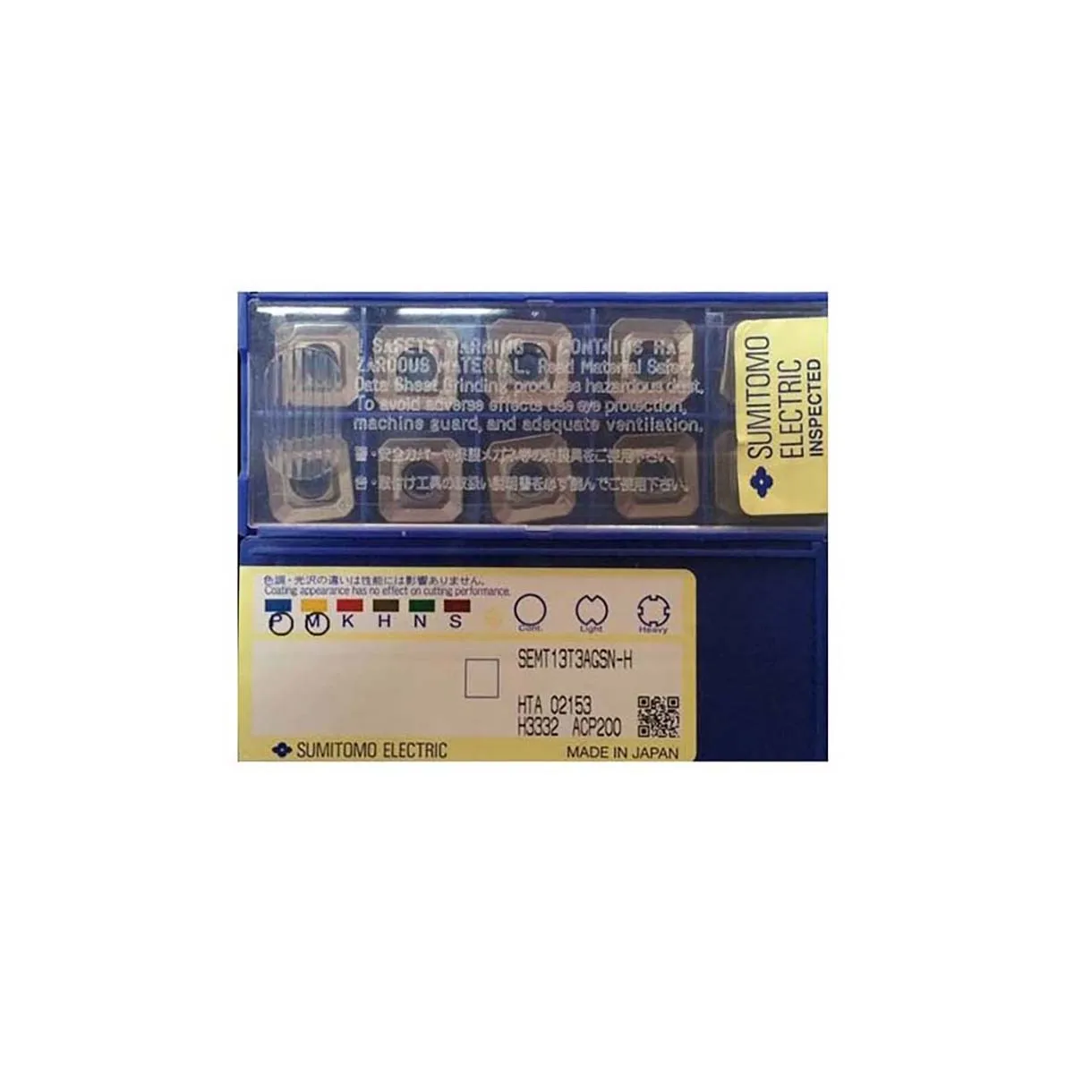 Sumitomo Milling Insert SEMT13T3AGSN-G ACP300 CNC Cutting Tool