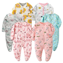 Boy Romper 100% Cotton Polka Dot Newborn Baby Girls Clothes Full Sleeve Summer Jumpsuit 0-12 months Baby Playsuit Baby Clothing