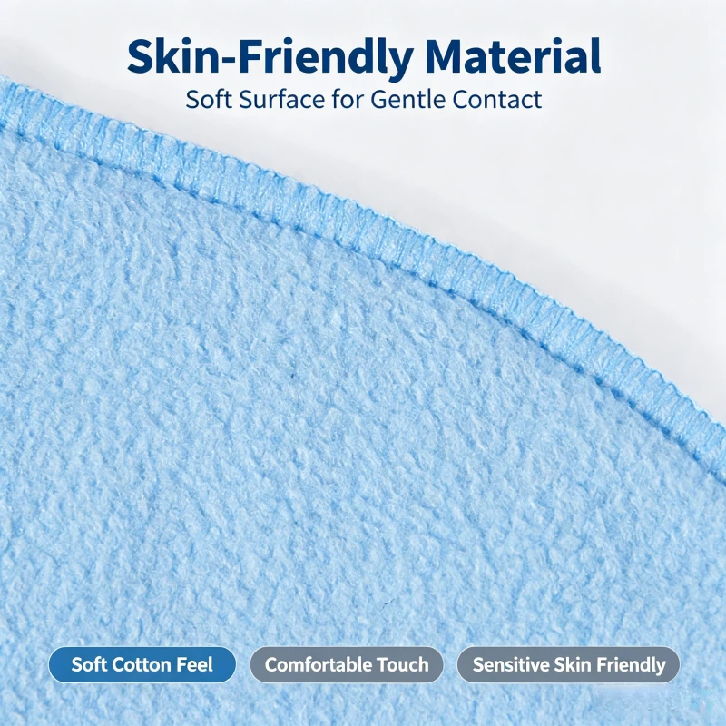 Fotografia 6: Conjunto de 8 Absorventes Menstruais Laváveis em Fleece para Adultos, Impermeáveis e Reutilizáveis, para Incontinência de Idosos e Período Menstrual