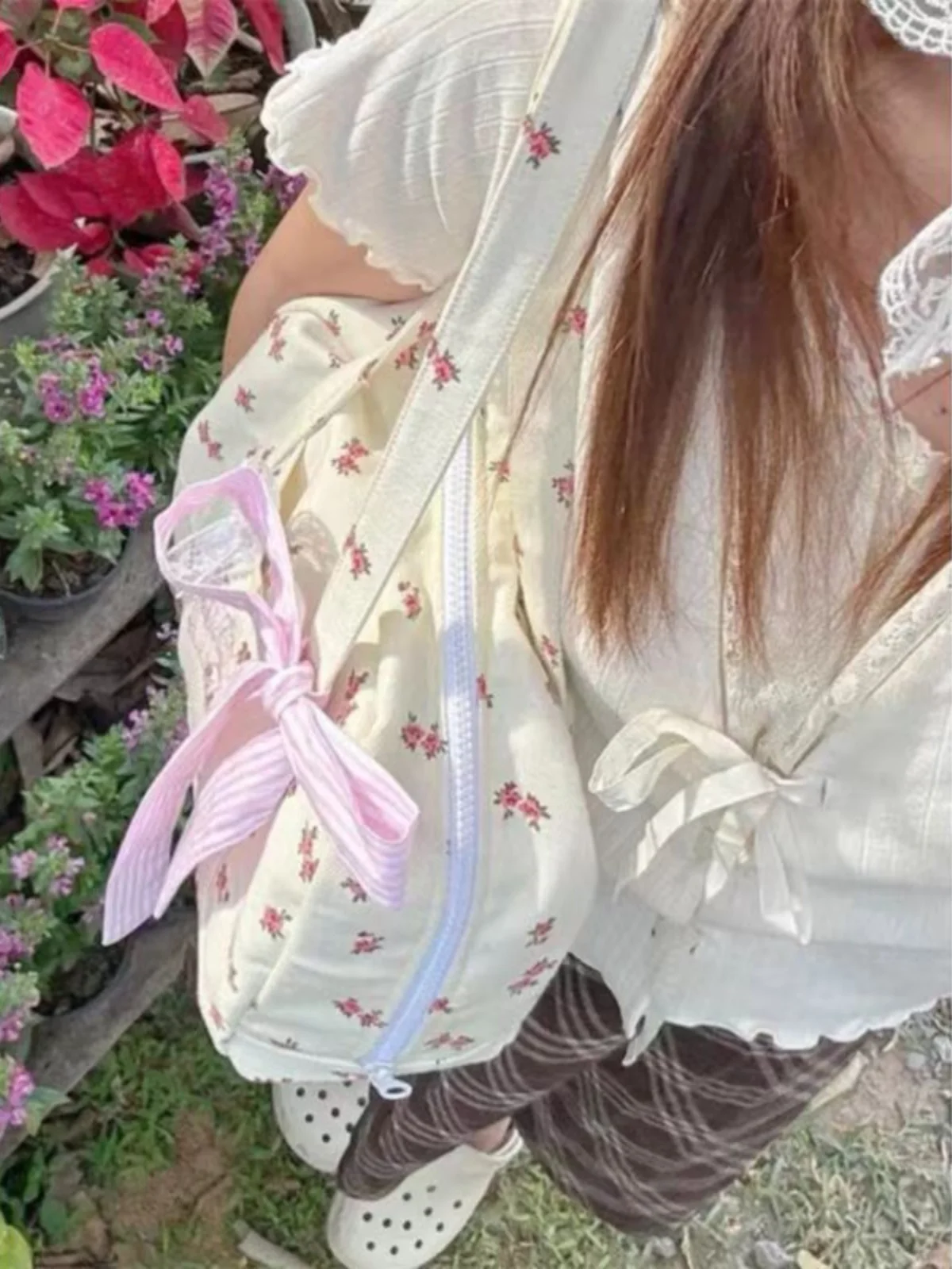 

Большая холщовая сумка-тоут Capaci, пригородная сумка-мешок с цветочным принтом, модная сумка на весну и лето, Новое поступление для девочек