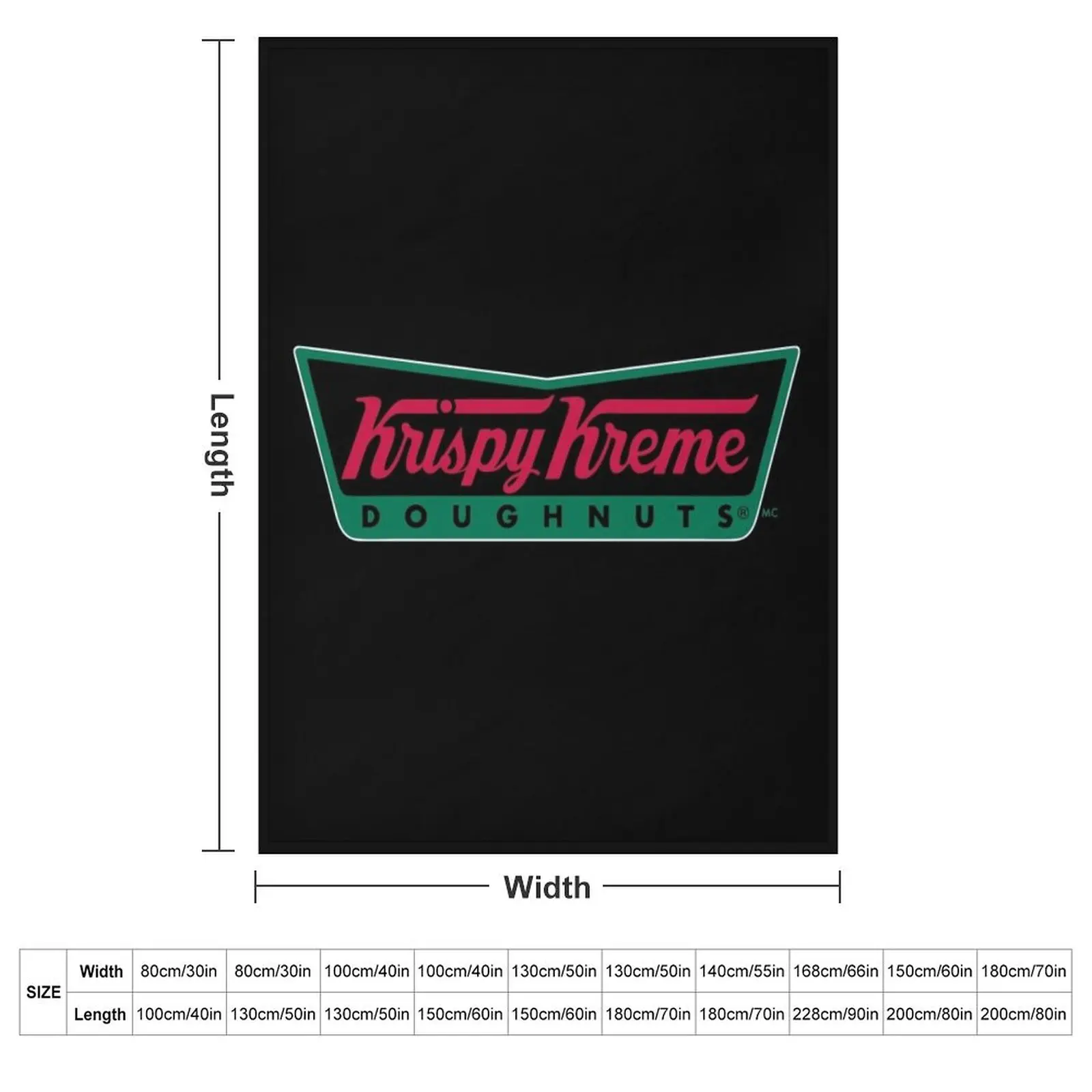 Krispy Kreme Throw Blanket Bed Fashionable Weighted Blankets