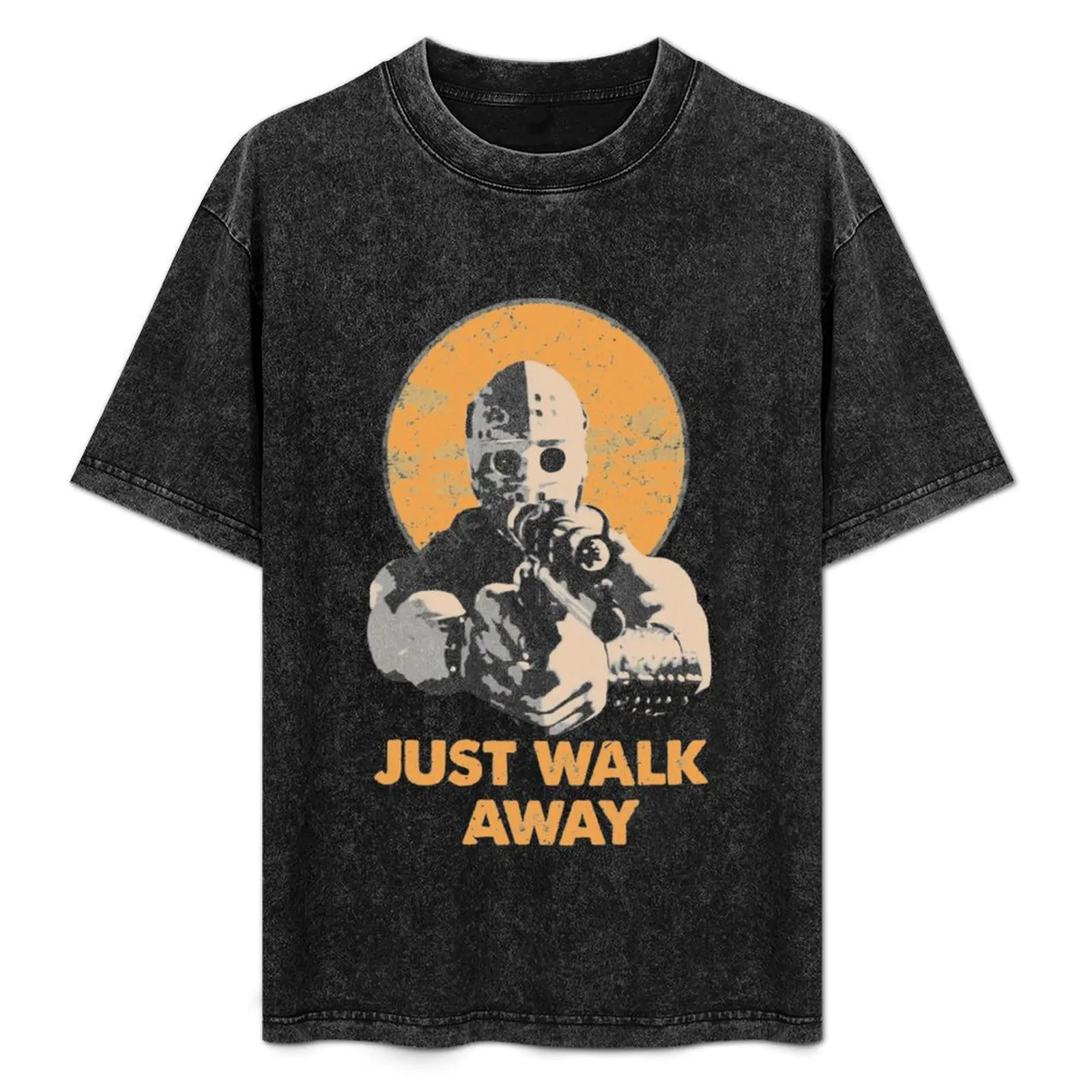Mad Max Walk Away T-Shirt Basic All Season Solid T-Shirt
