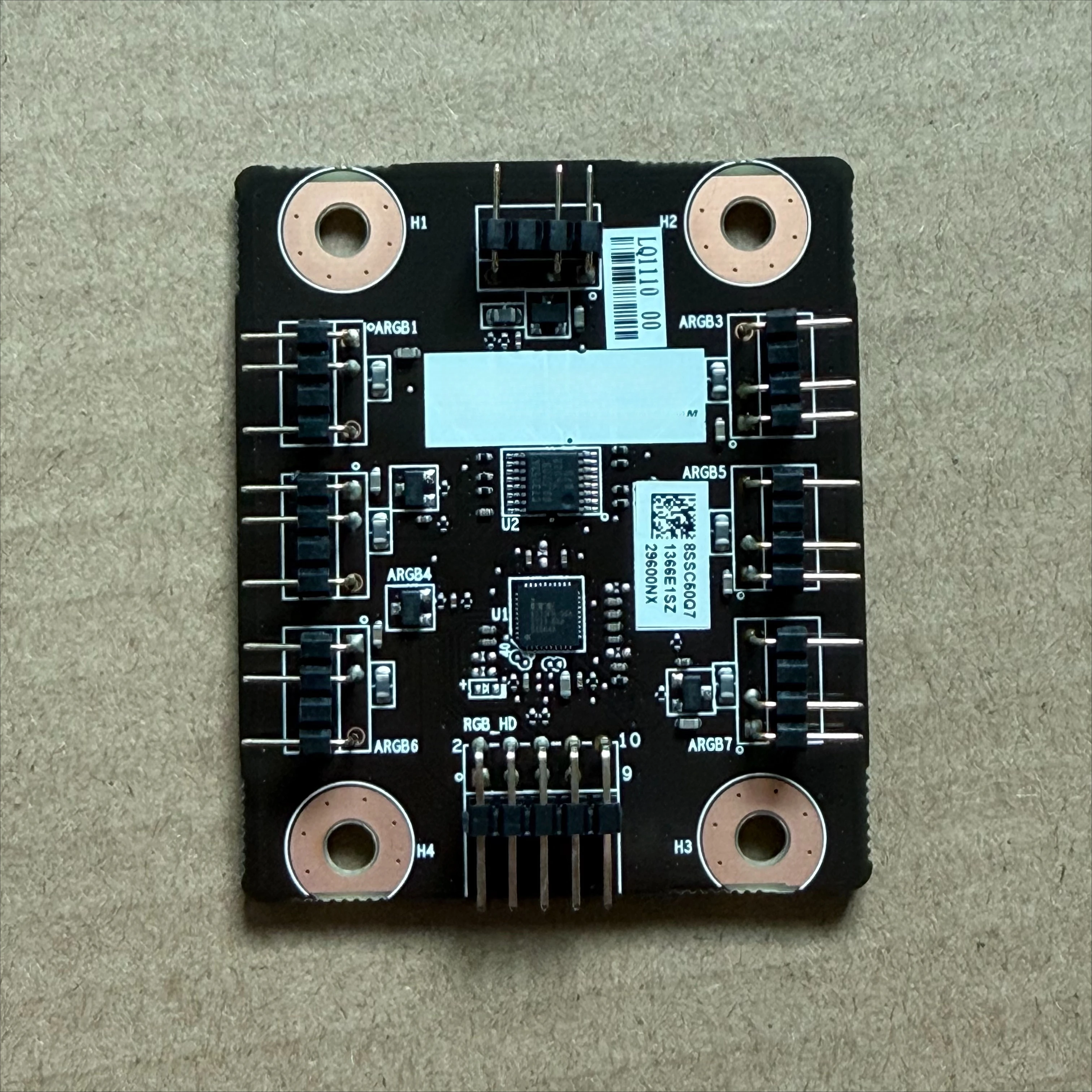 For Lenovo Blade 7000P-26AMR Desktop Computer Original Light Control Board B550A4-LM-CARD V1.1