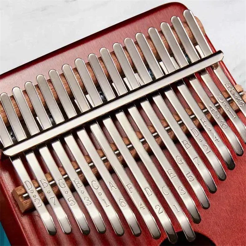 Kalimba 17 klawiszy, pianino palcowe z młoteczkiem stroikowym, wysokiej jakości przenośna drewniana klawiatura, instrument muzyczny dla miłośników muzyki.