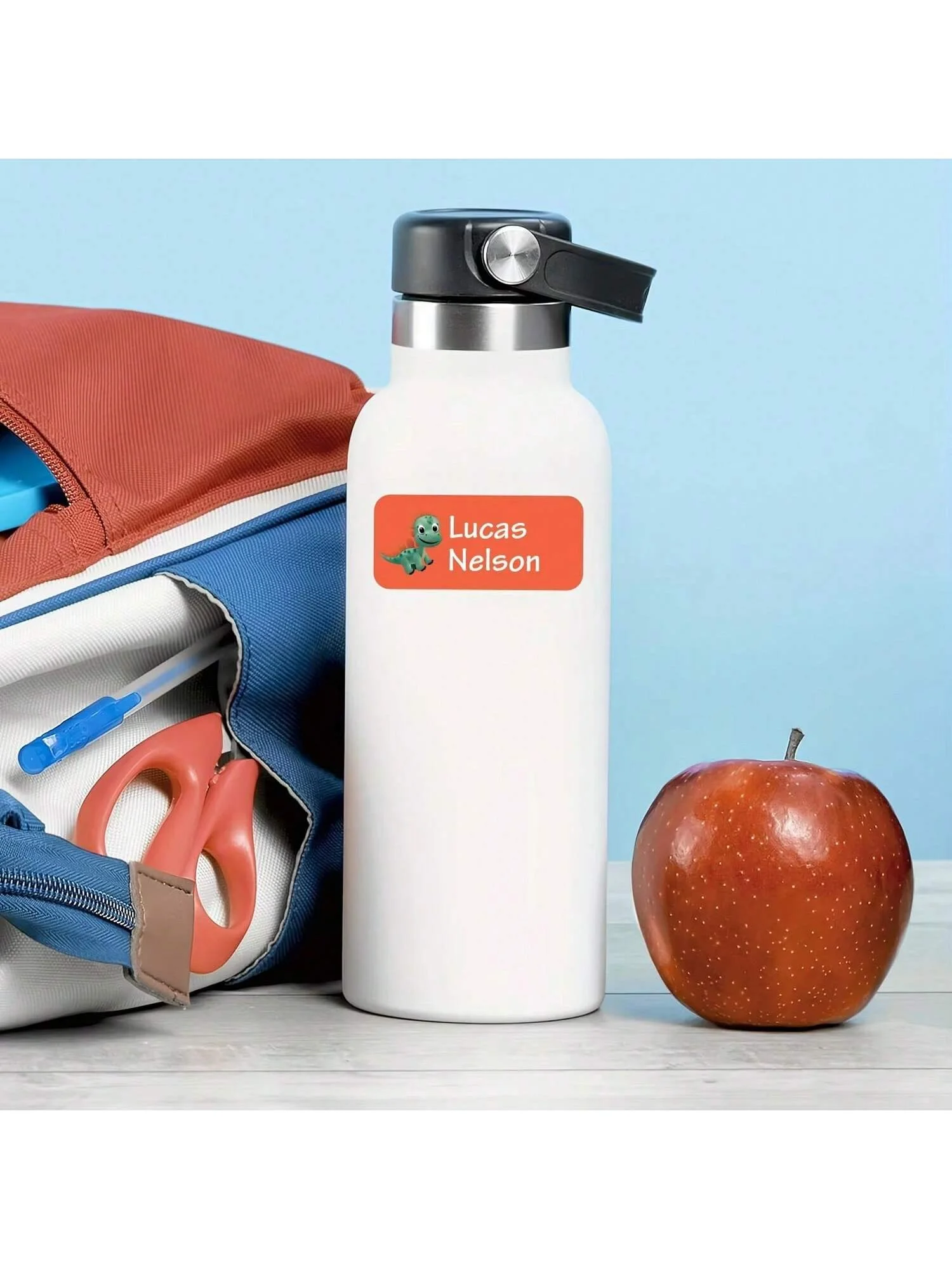 Custom Name Stickers 130 Pieces - Waterproof Personalized Adhesive Labels for Clothing