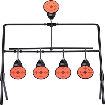 エアソフト-スリングショットスポーツゲーム,ライフル用金属探知機,動物,日曜大工,5プレート