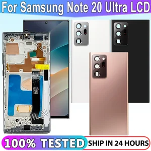 Bilashmart TFT Samsung Note 20 Ultra LCD Touch Screen with frame Replacement Samsung Galaxy Note 20 Ultra N986B Display Digitizer