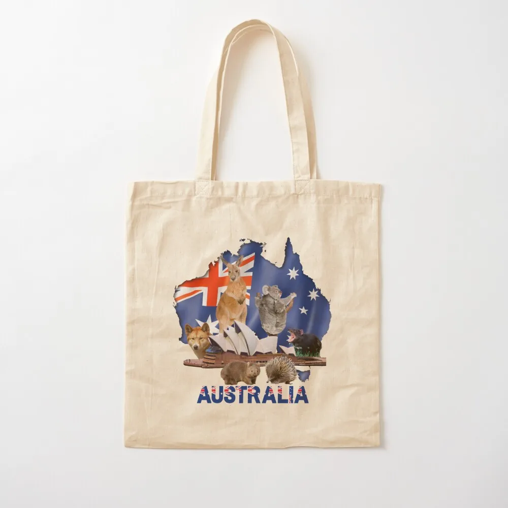 

Australian native animals, Australia Day Tote Bag tote screen personalized Women's shopping Canvas