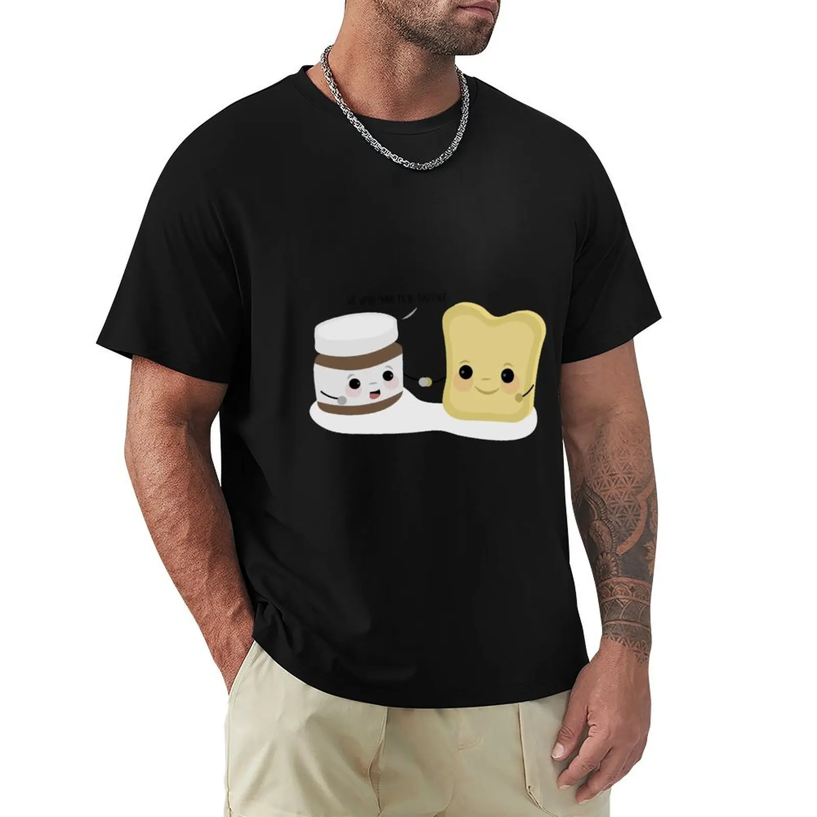 Nutella and slice of brioche T-Shirt Casual Graphic Print Tee