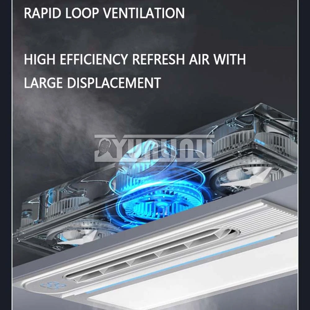 Bathroom Heater Ceiling Lamp Household Exhaust Heating Warming Fan Calentador Electrico
