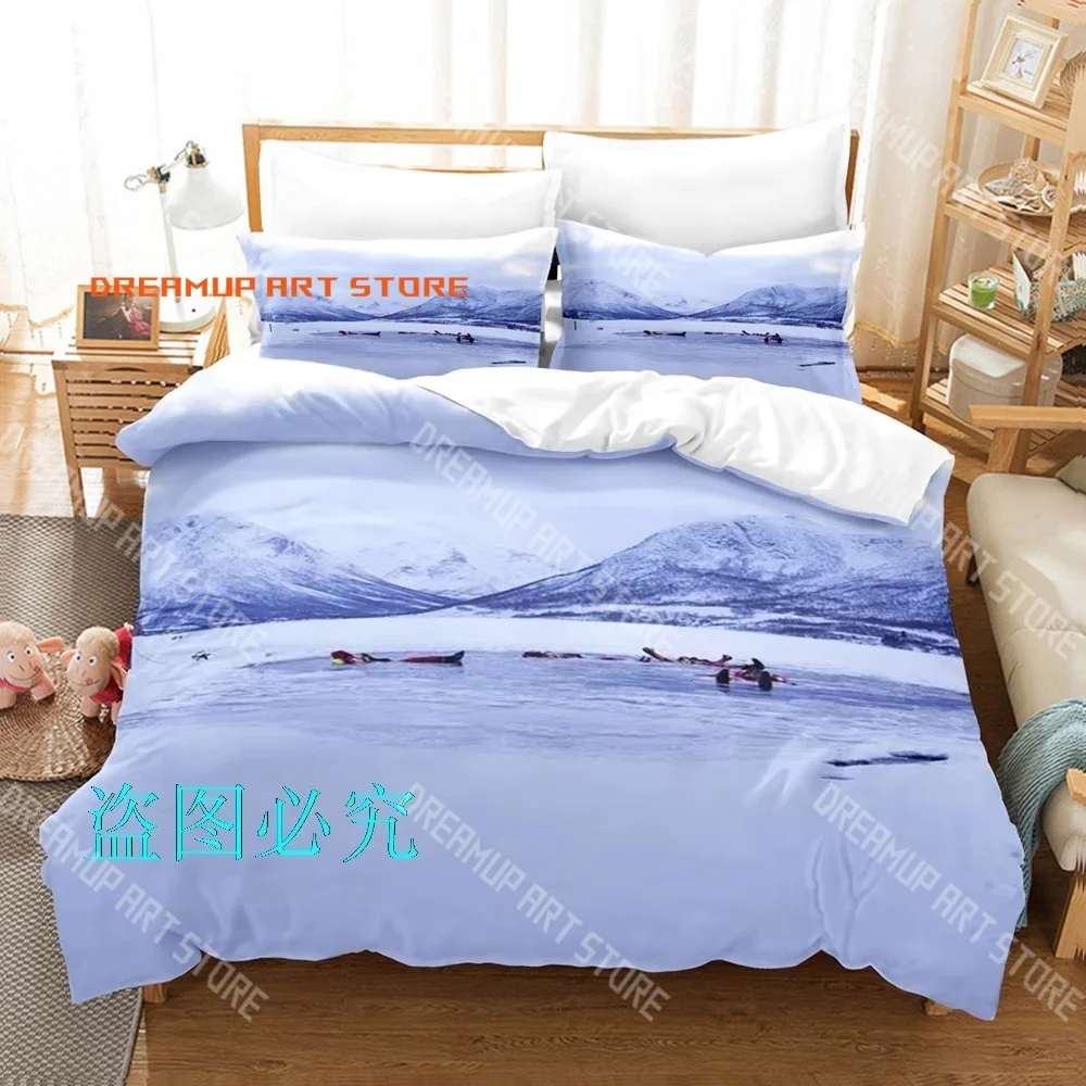 2026 3D Print Arctic Survival The Ice Bedding Set Single Twin Full Queen King Size Bed Set Adult Kid Bedroom Duvetcover Set