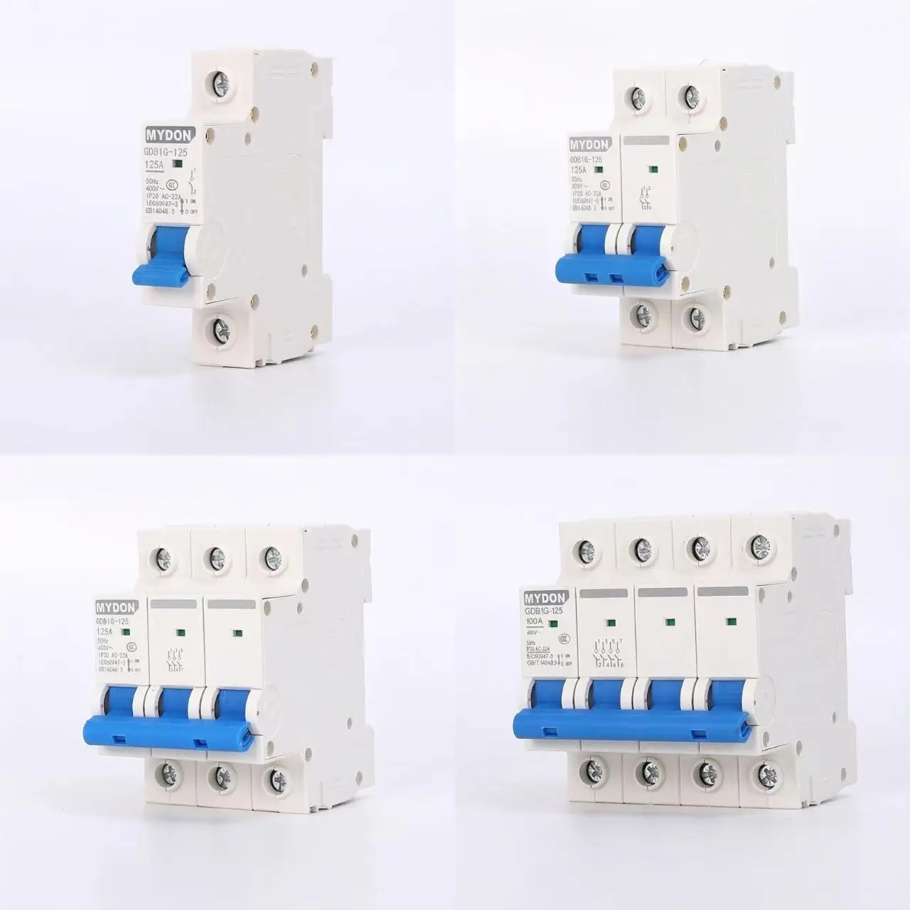 GDB1G-125 Isolation Circuit Breaker Small Type Isolating Switch 1P 2P 3P 4P 220V for Household Use - Compact Switching Solution