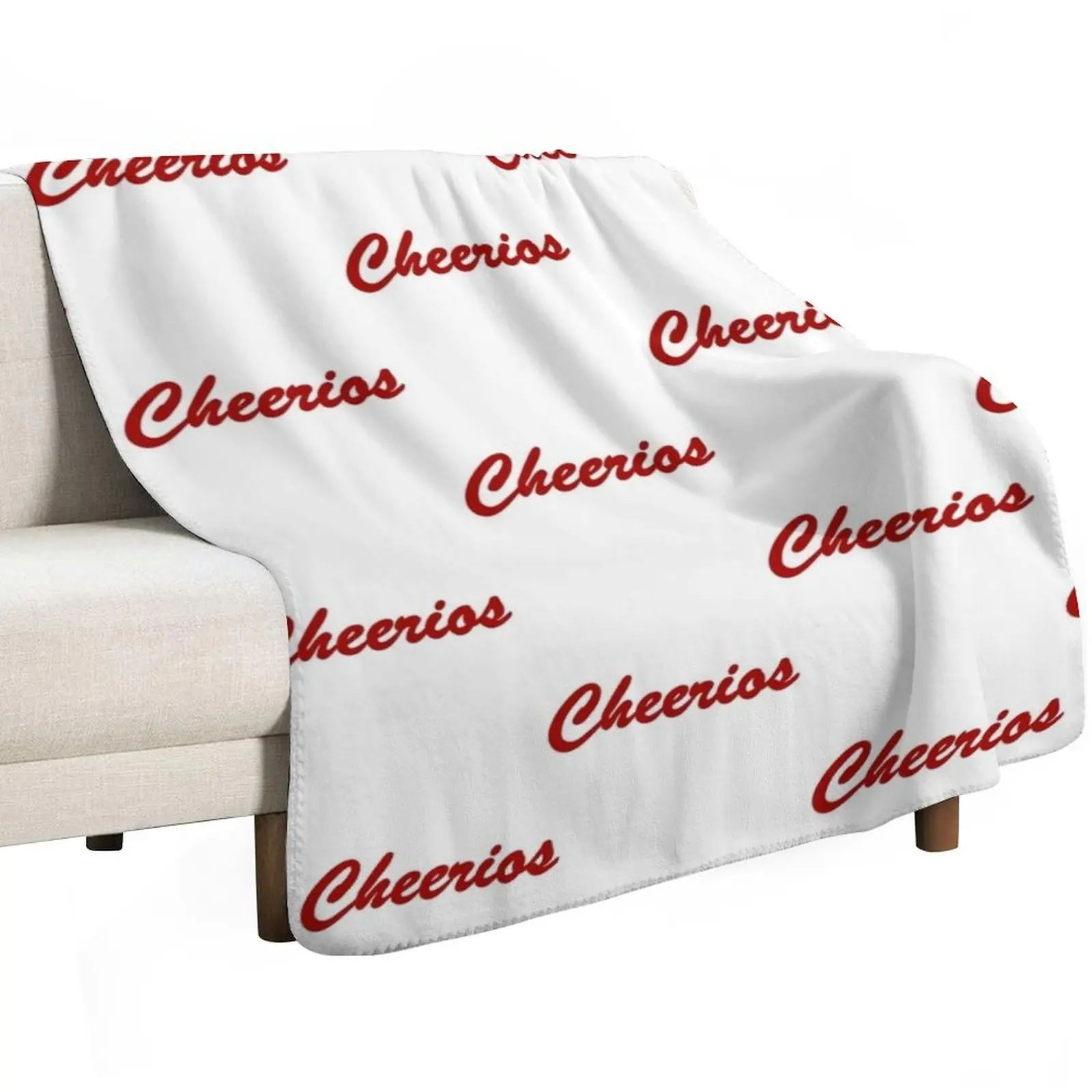 

Cheerios Logo Throw Blanket Kid'S Furry for winter Stuffeds Blankets