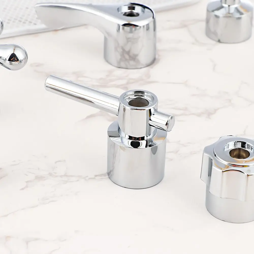1Pcs Universal Faucet Switch Handle Quick Open Valve Dish Basin Handle Triangle Valve Faucet Handle Small Spout