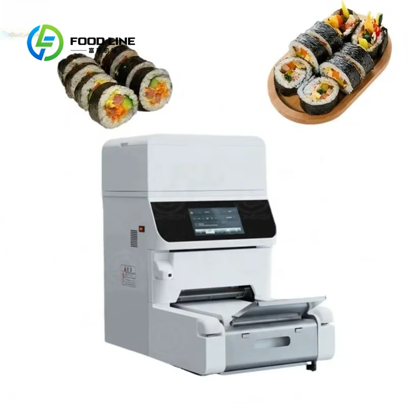 customized heavy duty sushi maki former nori rice spreading module continuous running for large scale sushi processing kitchen