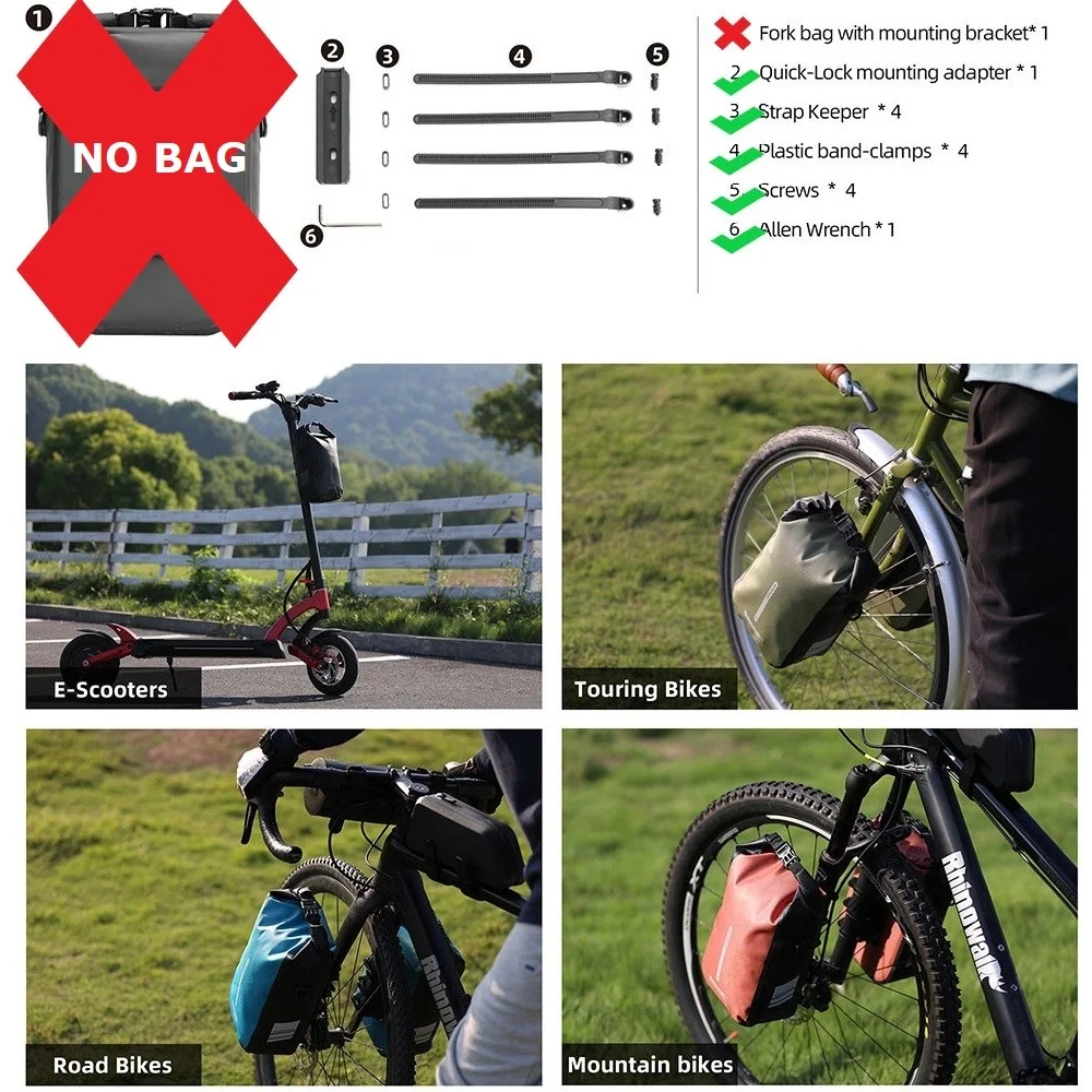 Rhinowalk Bike Fork Bag Accessories Bike Bag Accessories