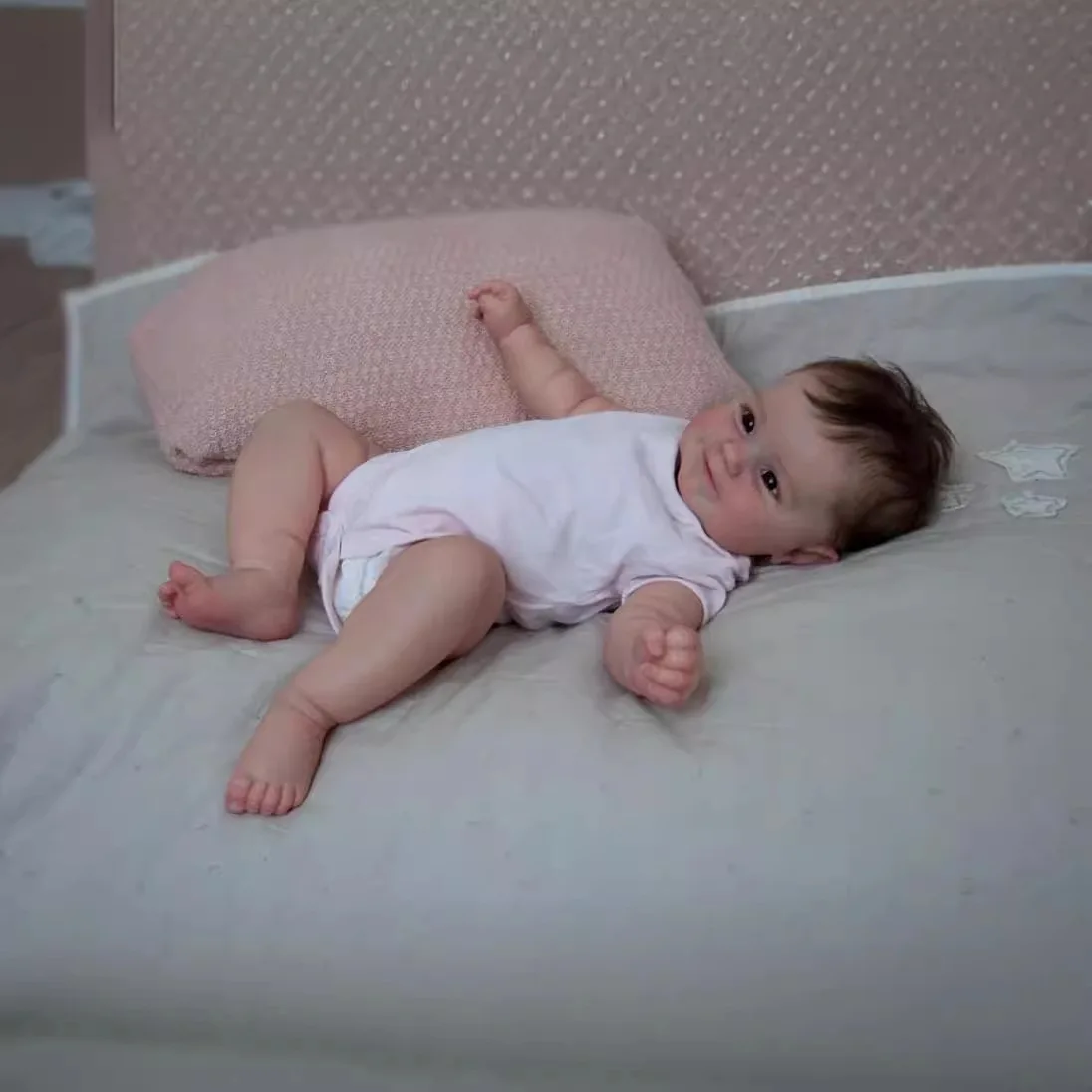Soothing Reborn baby doll body soft 50CM simulated baby girl silicone Reborn baby doll