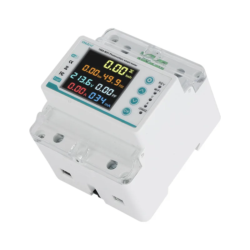 

Reclosing the meter with single-phase 100A smart graffiti Wifi
