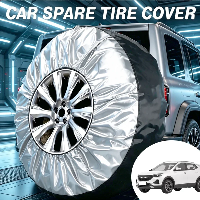 

For Buick Enclave Encore Envision Regal Lacrosse Verano Envista 4PCS Car Tire Cover Spare Wheel Dustproof Protector