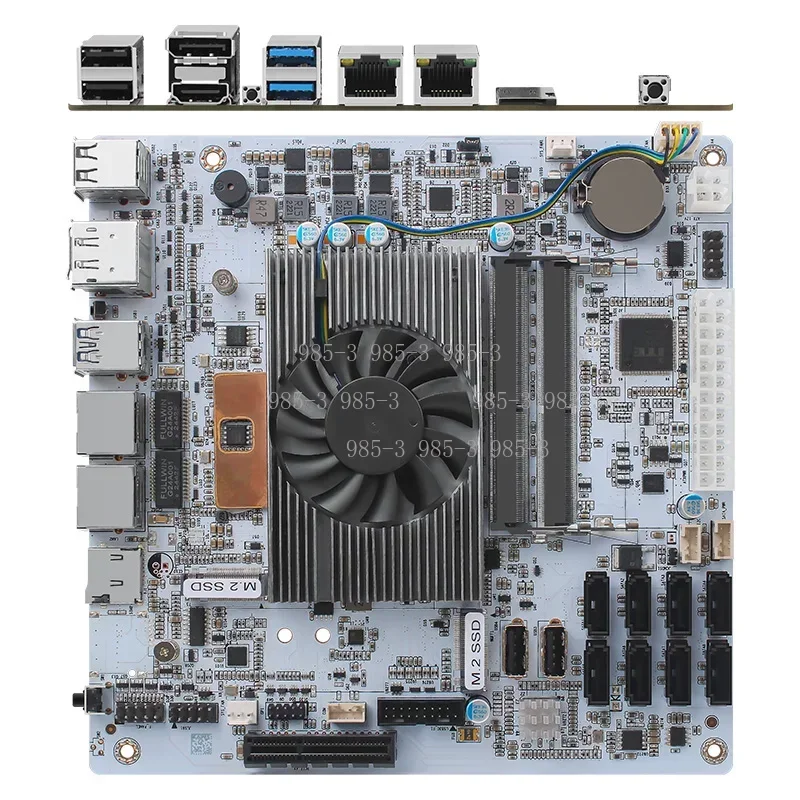 Intel i5-8265UES 8-Bay NAS, Integrated 8 SATA Ports, Dual M.2, Dual Channel DDR4