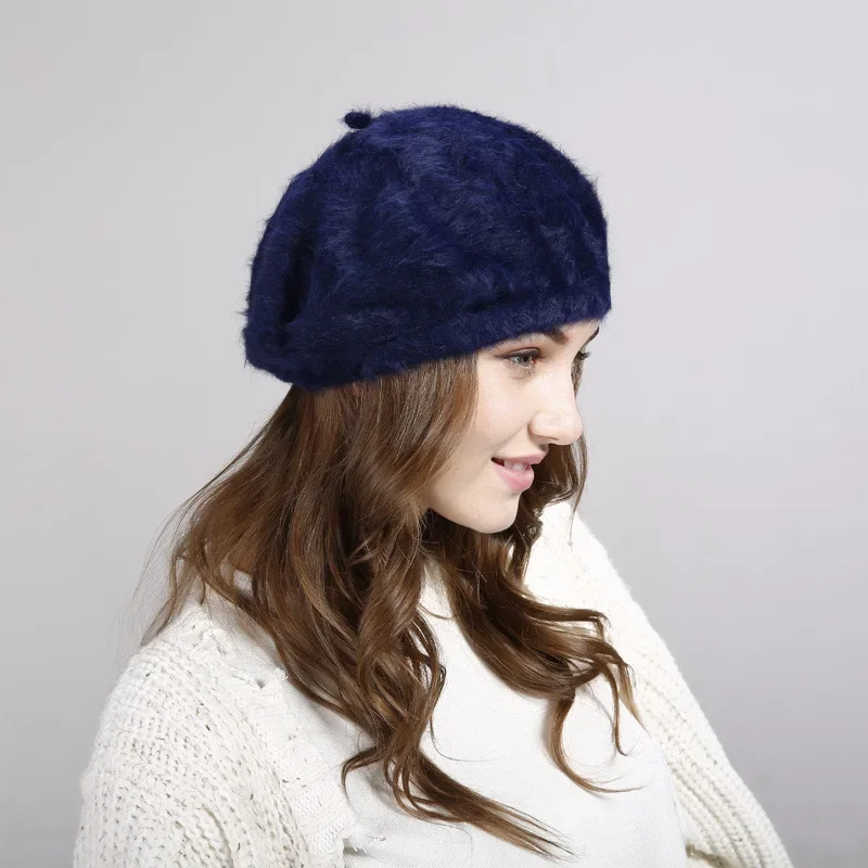 Hat Women Lady Winter Imitation Rabbit Hair Hat New Winter  display picture 2