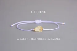 Raw Citrine Birthstone Jewelry