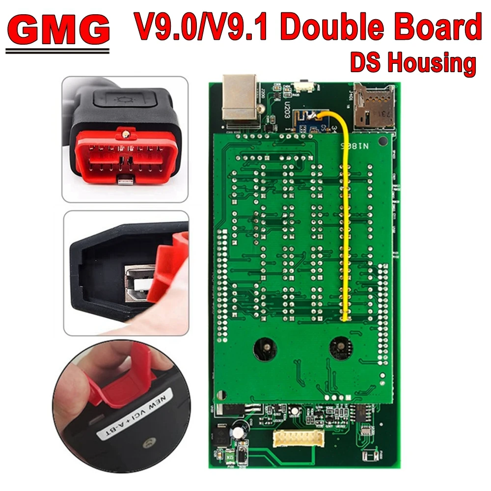 Multidiag Pro Old Housing V9.0&V9.1 V2021.11 Bluetooth Double PCB TCS NAIS/NEC Relays PRO+ Diagnosis Scanner For Car/Truck