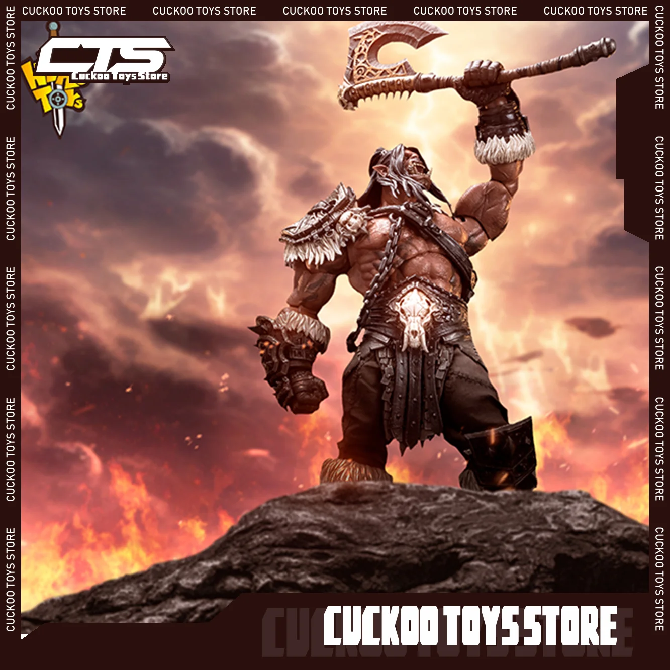 

В наличии масштаб 1/10, HERO TOYS, этническая война, песня, главный Хо, папа, орк, воин, подвижная модель солдата, экшн-фигурка, коллекция игрушек, подарок