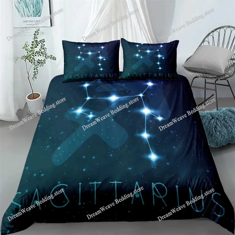 

3D Print Star Map Blue Bedding Set Boys Girls Twin Queen King Size Duvet Cover Pillowcase Bed boys Adult Home Textileextile