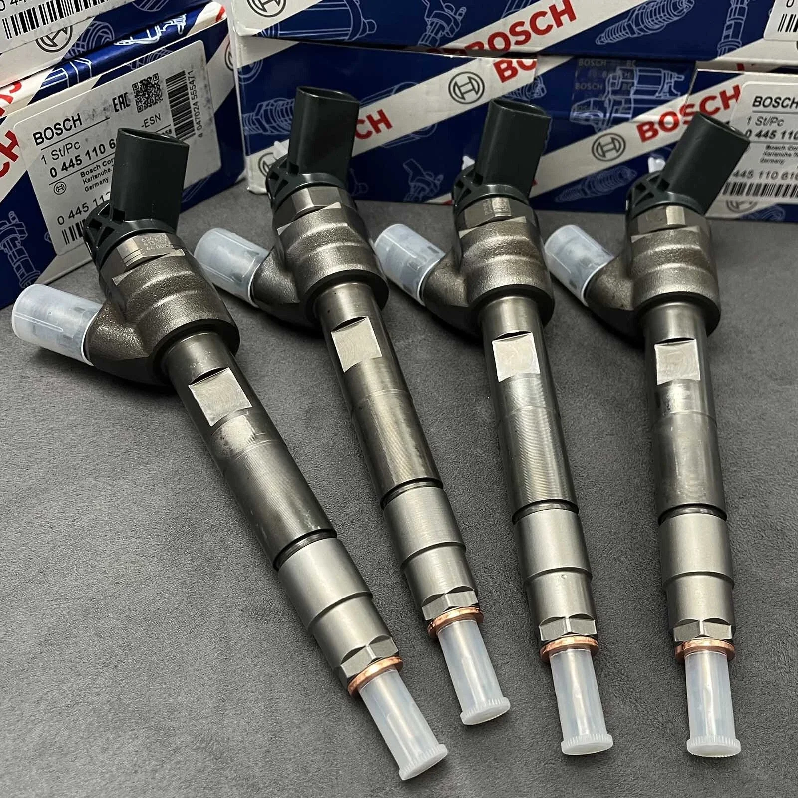 

OEM New 4Pcs 0445110616 Fuel Injector Fit For Bosch BMW 320d 520d 330d