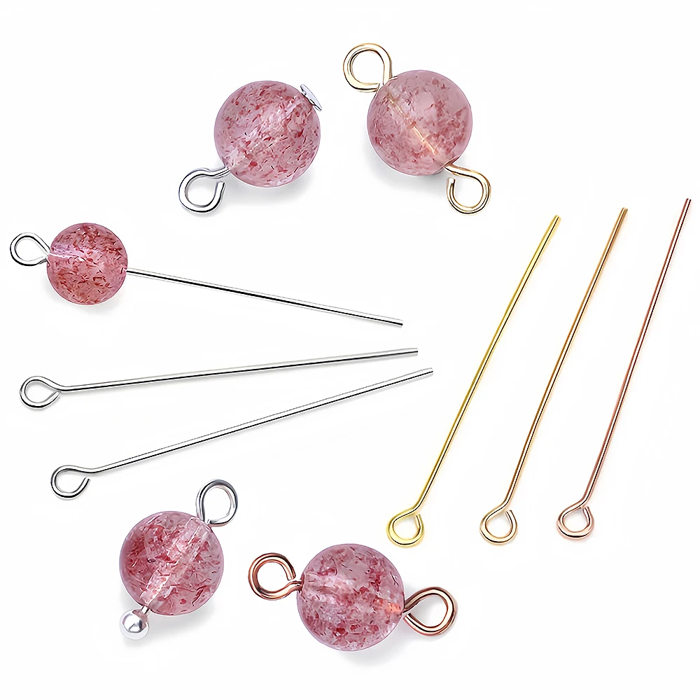 20/100 Stück Ösenstifte 16 18 20 25 30 35mm Edelstahl-Ösenstifte für DIY-Schmuckherstellung Schmuckzubehör – Detail 4