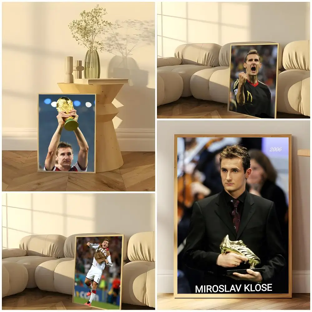 Miroslav Klose Goal Machine World Cup Legend Painting Calligraphy Scandi minimalist Nursery print painting effect