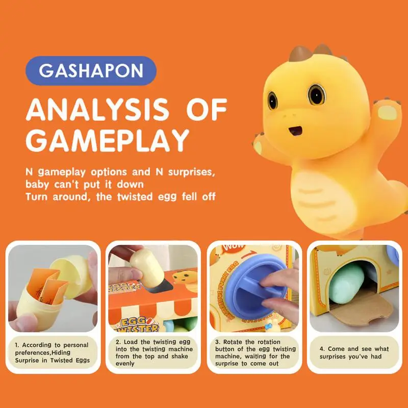 Claw Machine for Kids Children Fun Egg Twisting Machine Toys Capsule Surprise Gift Christmas Toy for Kids Christmas Doll Machine