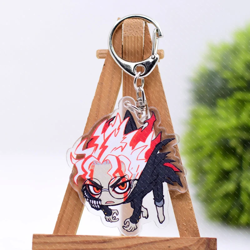 6 Styles Dandadan Arcylic Keychain Cartoon Figures Keyrings Anime Key Chain Accessories