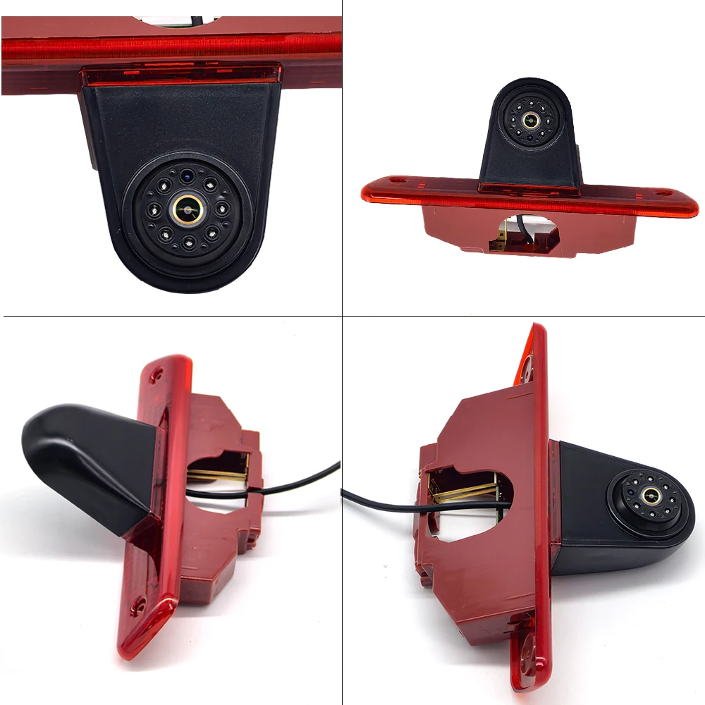 170° Wide Angle AHD 1080P Car Rear View Camera For Peugeot Expert Brake Light Reversing Camera 940nm IR Infrared Night Vision IP