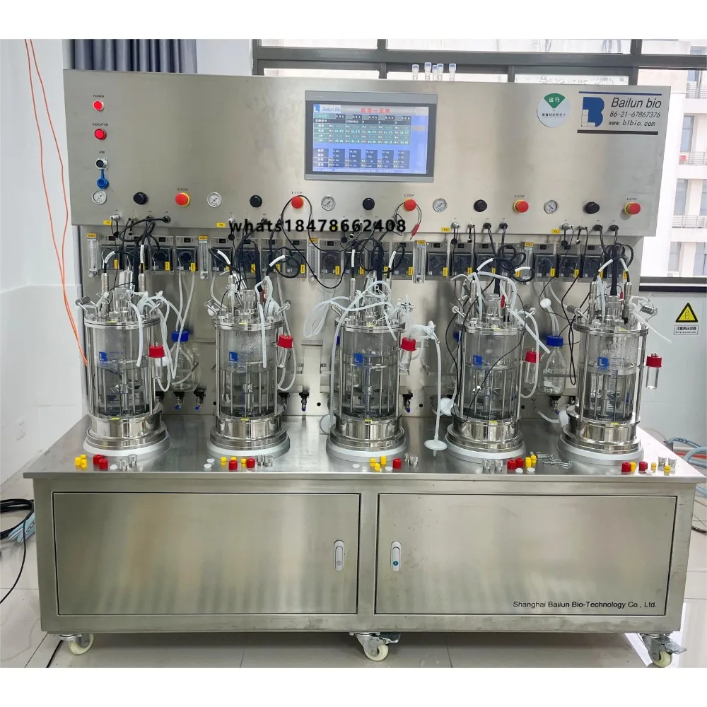 Automatic 30L PLC-Controlled Lactobacillus Ferment Lysate Bioreactor Autoclave Sterilization for Cosmetic Grade Probiotic