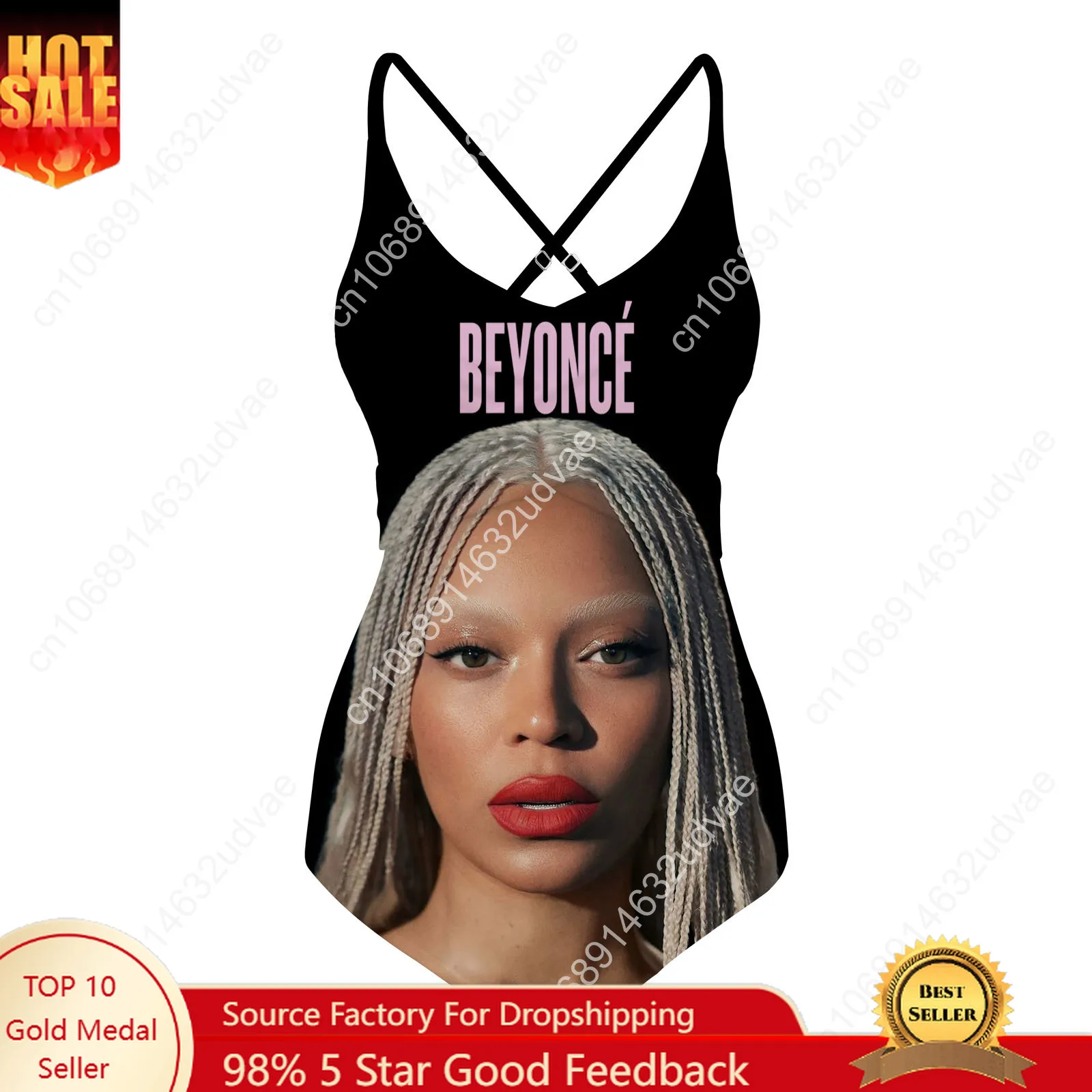 

Beyoncé Swimsuit Womens Sling Swimsuits Personalized Sexy Swimwear Pool Party Beach Bikini Summer Customize Bathing Suits