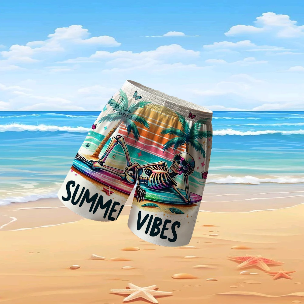 

Summer Shorts For Mens Womens Kids Beach Swim Trunks Quick Dry Lightweight With Pockets For Surf Pool Vacation Fun Boys Girls