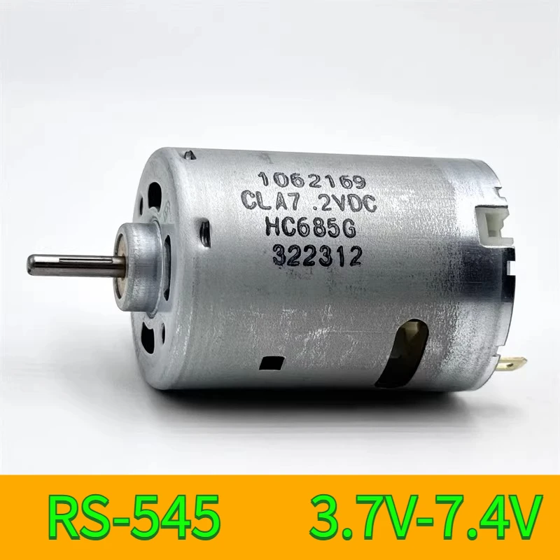 HC685G 36mm RS-545 Electric Motor DC 3V 5V 6V 7.2V 7.4V 23500RPM High Speed for Electric Hand Drill Blower Vacuum Cleaner