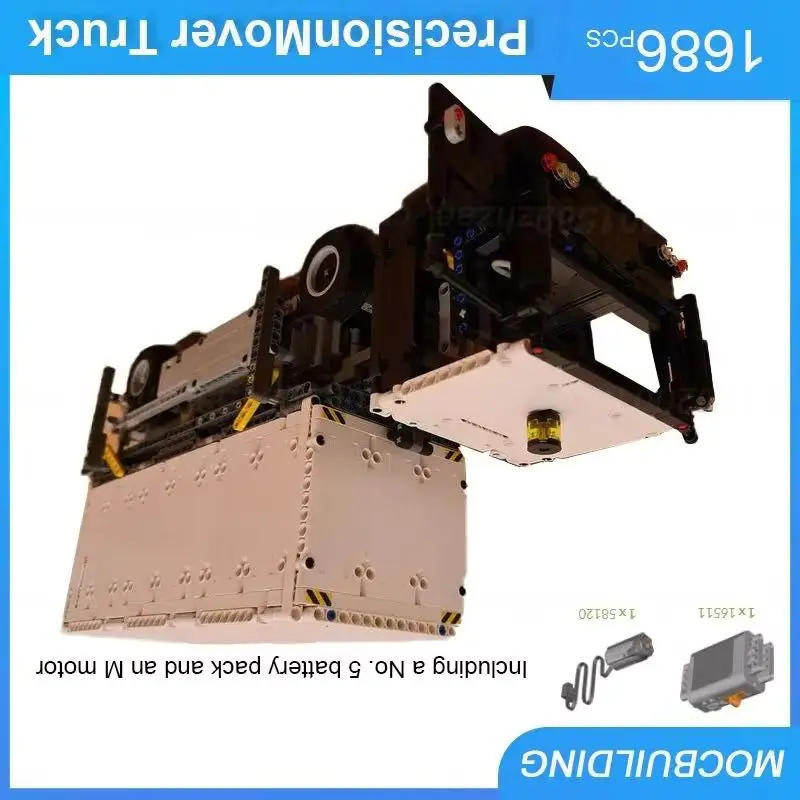 

Конструктор Power Function Precision Mover Truck Model MOC, 1686 деталей, для самостоятельной сборки, коллекционная модель транспортного средства, игрушка, подарок