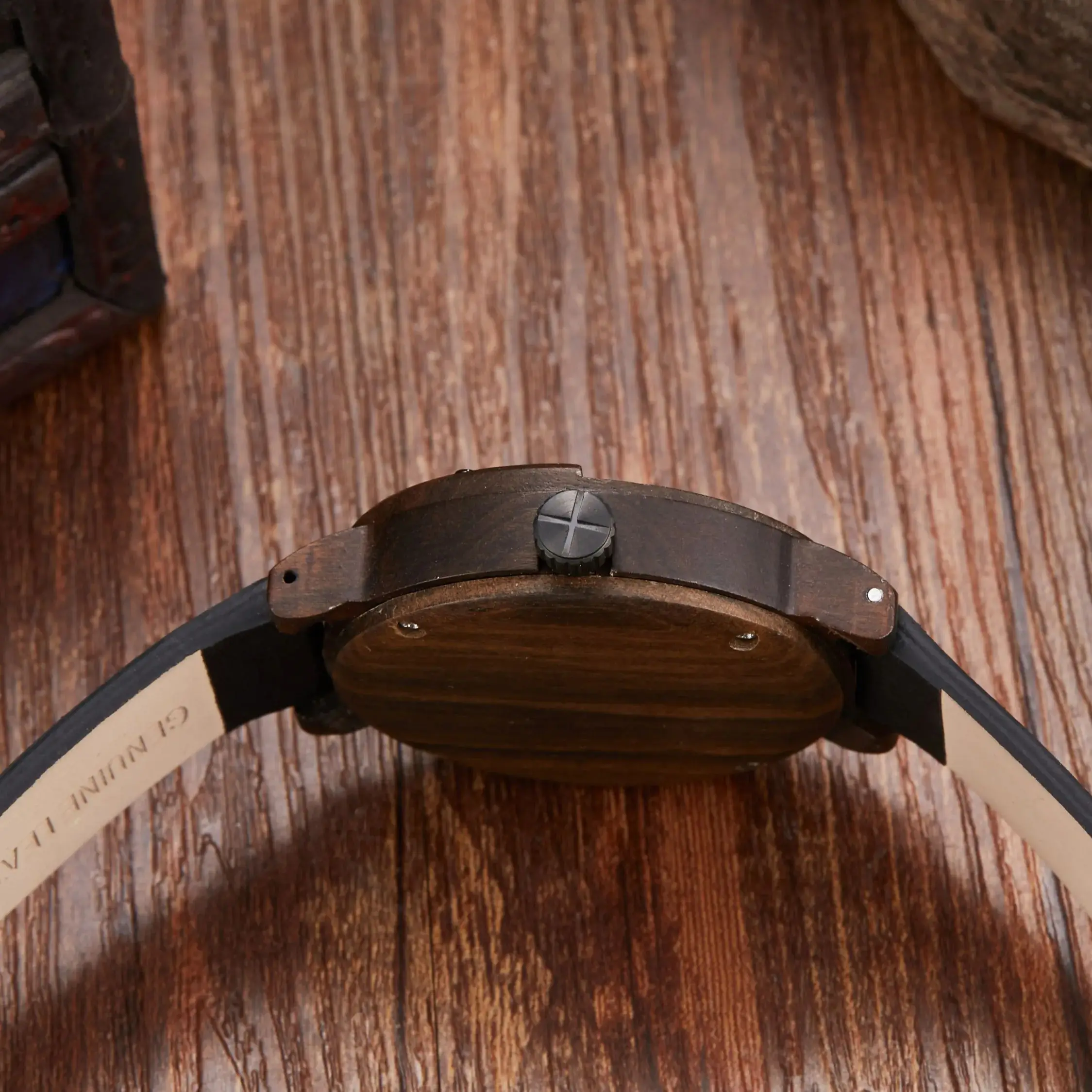 2025 Nuevo reloj de madera creativo personalizado, relojes de cuarzo para hombres, relojes para hombres, reloj masculino