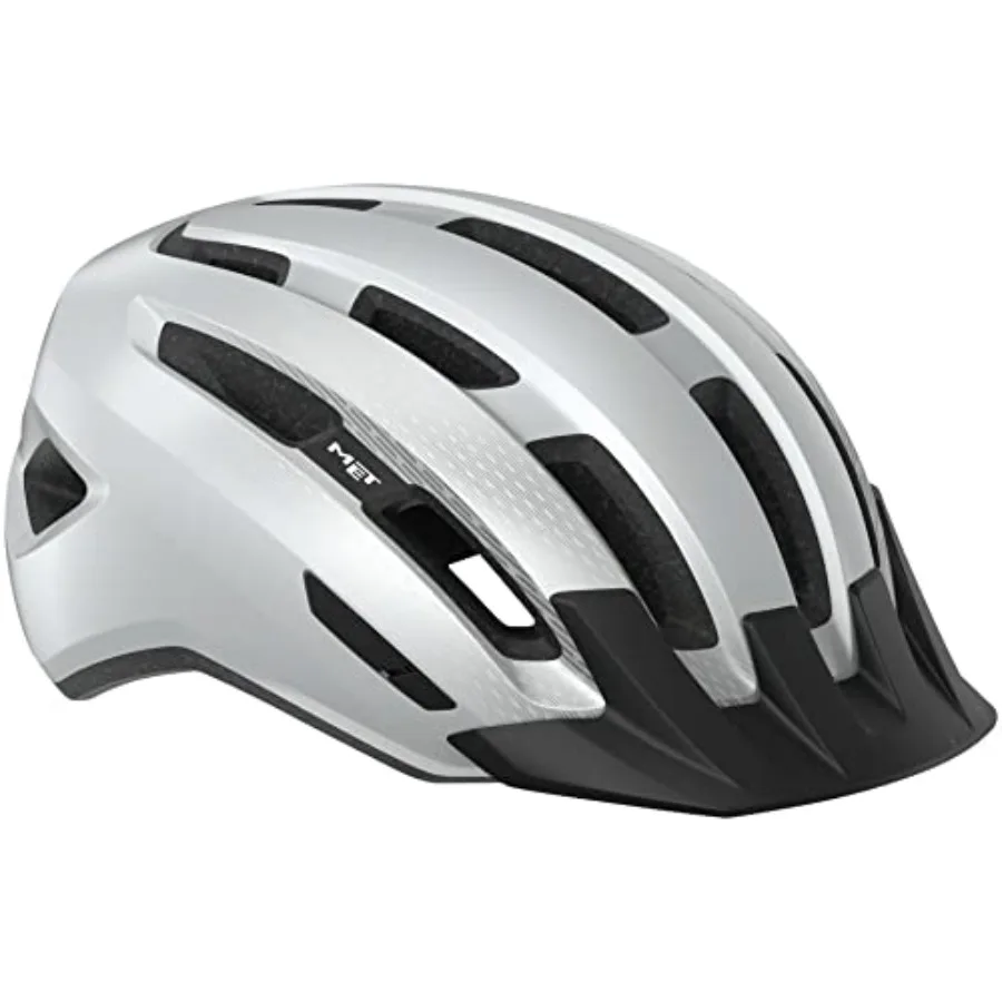 

MET Downtown MIPS Helmet White Glossy for Urban Commuting and Daily Use Medium/Large Size Advanced Impact Protection System Lig
