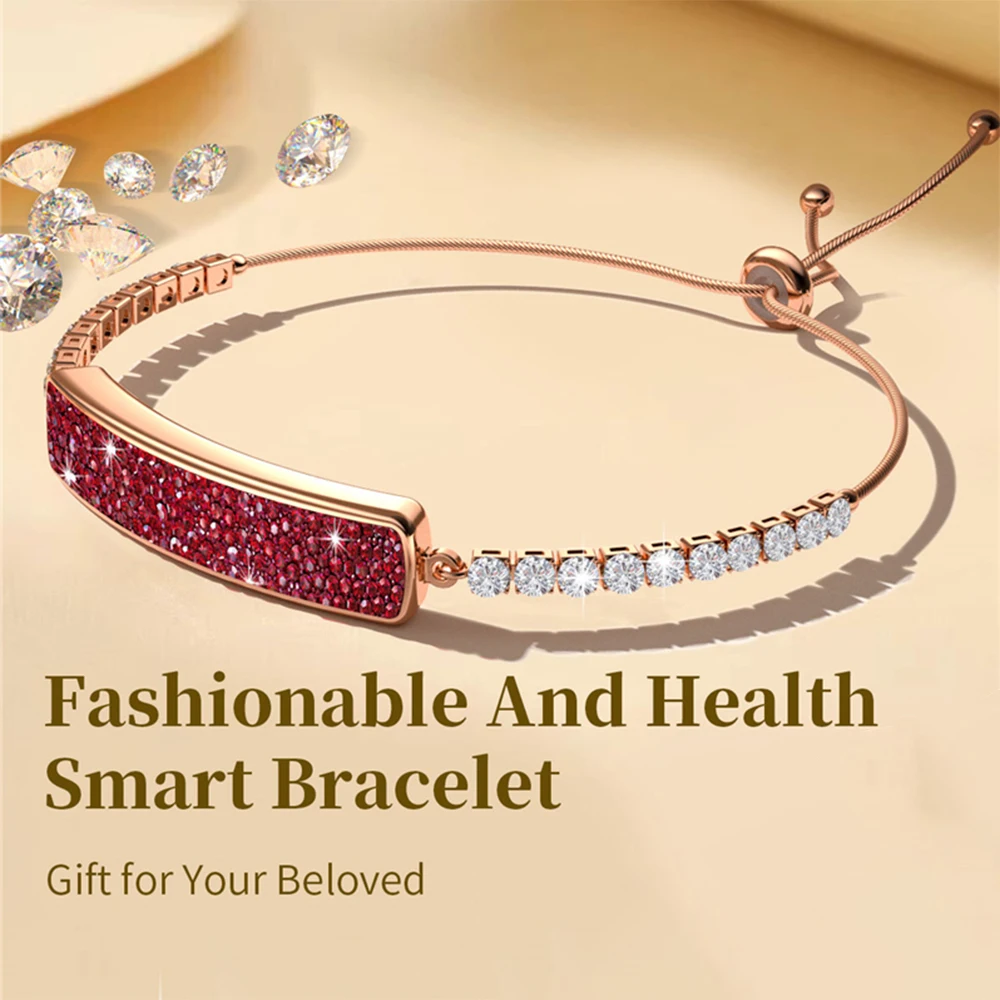 

2025 New Women Fashion Women's Smart Watch Bracelet Ladies Heart Rate Sleep Monitoring Waterproof Sports Smart Band Pedometer